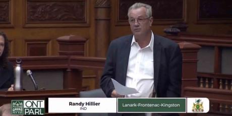 Lone MPP Hillier